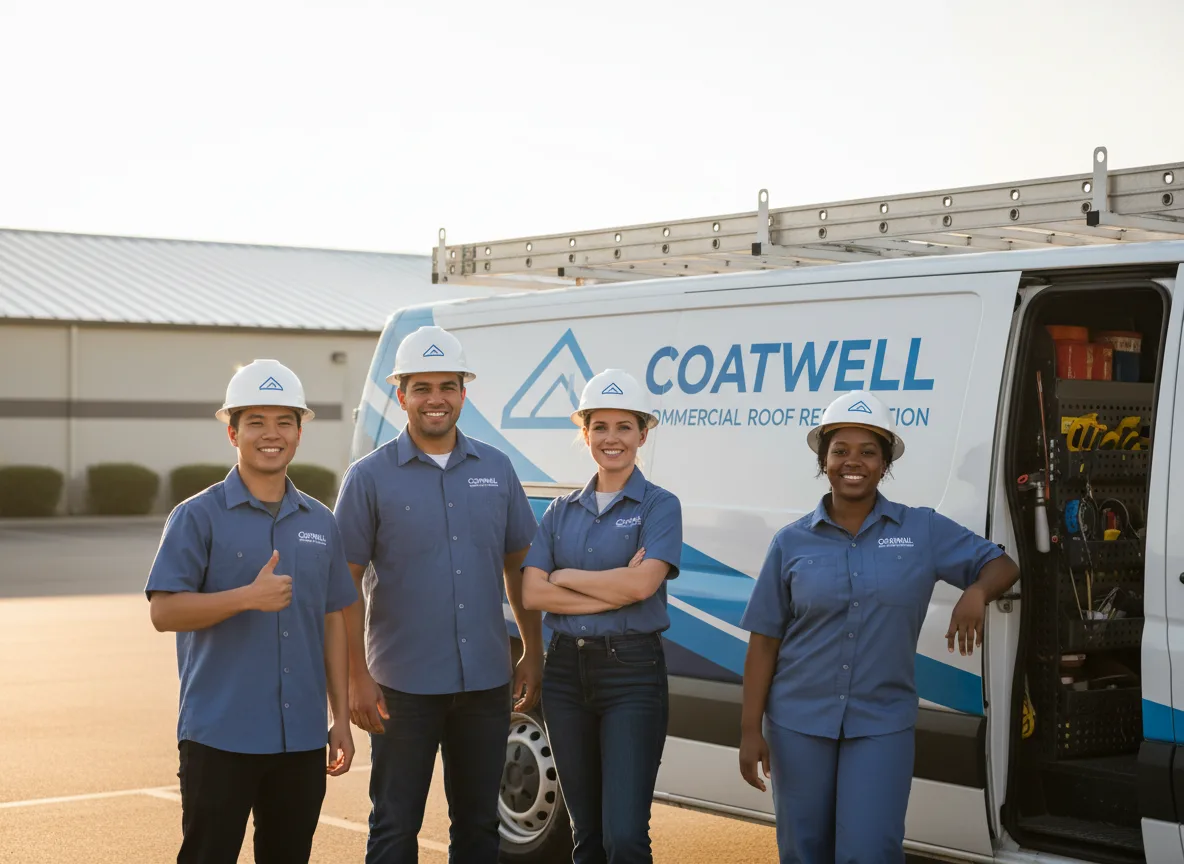 Commercial roof coating company in Hamburg, IL